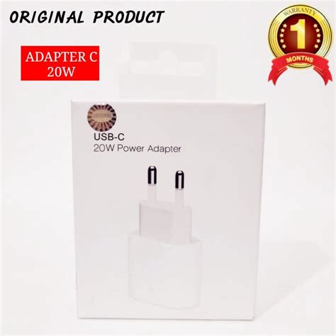 Jual Batok Charger 20W USB C Power Adapter Fast Charging Kepala Charger