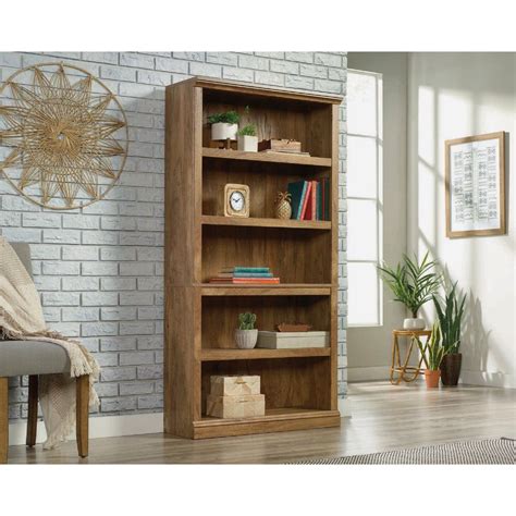 Sauder Select 5 Shelf Bookcase Sindoori Mango Do It Best