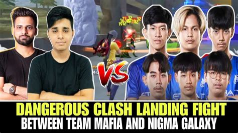 Dangerous Clash Landing Fight Between Team Mafia And Nigma Galaxy😲😲