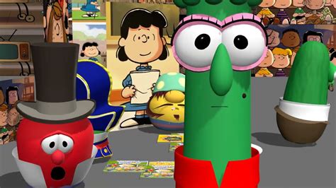 Cavis Millward Pa Grape And Mr Lunt Enter Lucys School Veggietales