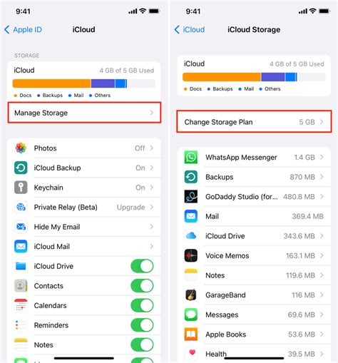 Upgrade Downgrade Ou Cancelamento De Planos De Armazenamento Do Icloud