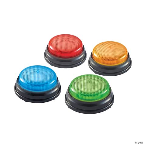 Learning Resources® Lights And Sounds Buzzers 4 Pc Oriental Trading