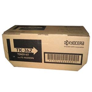 Kyocera TK 362 Black Toner Cartridge 20k Pages Kyocera FS 4020DN