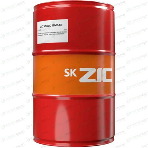 Масло моторное ZIC X5000 15w40, полусинтетическое, API CI-4/SL, ACEA E7 ...