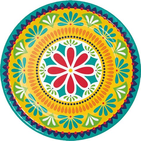 Fiesta Pottery Dinner Plates - Party Time, Inc.