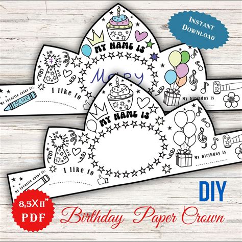Disney Princess Printable Crown