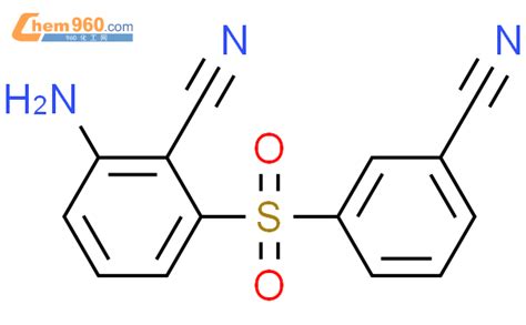 348168 62 7 Benzonitrile 2 amino 6 3 cyanophenyl sulfonyl CAS号