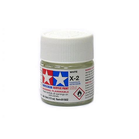 TAMIYA Acrylic Paint Range : TAMIYA Acrylic - White (X-2)