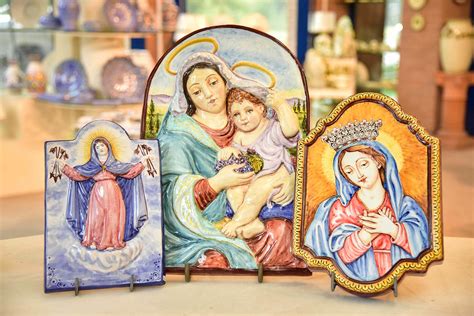 Madonne E Immagini Sacre In Maiolica Ceramiche Di Faenza