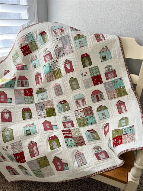 Rooftop Quilt Kit Featuring Snowkissed By Sweetwater