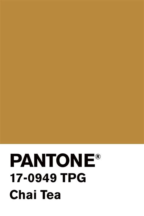 Pantone Chai Tea 17-0949 | Trending paint colors, Yellow pantone, Pantone