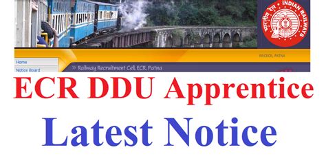 RRC ECR DDU Apprentice Latest Notice 2022 Anil Sir ITI