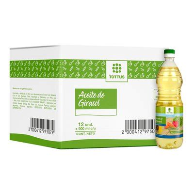 Caja De Aceite De Girasol Tottus X Unidades Tottus Per