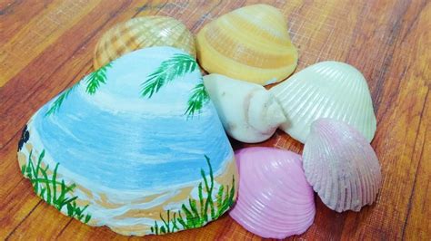 Painting On Seashells How To Paint On Seashell Acrylic Painting