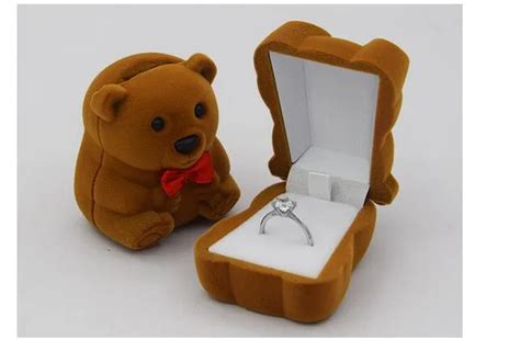 Pcs Lot Free Shipping New Arrival Cute Bear Jewelry Ring Storage