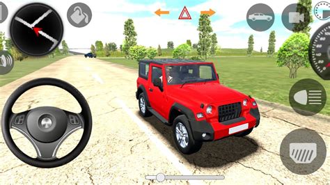 Indian Cars Simulator I Mahindra Thar I X Indian Cars I Thar X Top