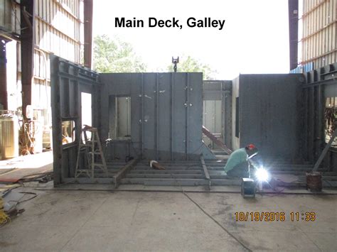 master marine lays  keel   vessel order