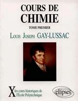 M Gay Lussac Cours De Chimie Vol