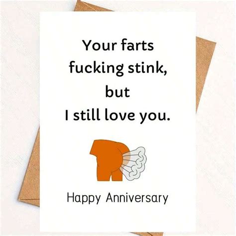 I Love You For Him Funny Wedding Anniversary Cards Happy Wedding