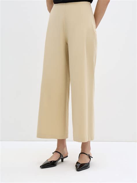 Брюки-кюлоты PT 240439 бежевый купить с доставкой, цена в интернет ...