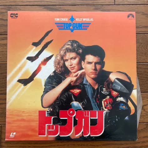 TOP GUN TOM Cruise Kelly McGillis Val Kilmer Tony Scott Japan Laserdisc