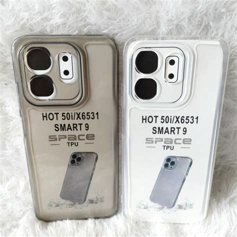Jual SOFT CASE SPACE TPU Infinix Hot I Smart Slikon TRANSPARAN MM PROTEC CAMERA