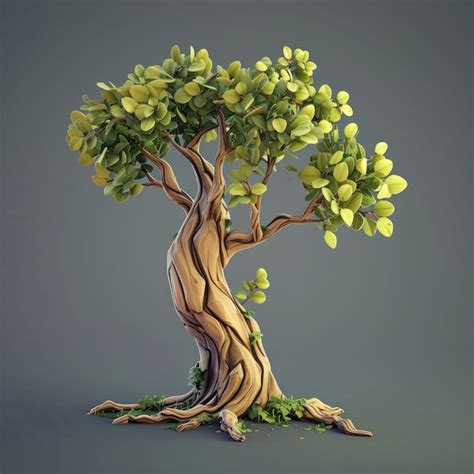 Premium Photo Stylized Tree