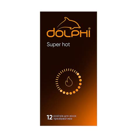 Презервативы Dolphi Super Hot с точками и ребрами, смазывающим ...
