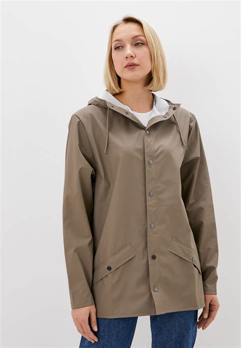 Плащ Rains, цвет: хаки, RTLABC030601 — купить в интернет-магазине Lamoda