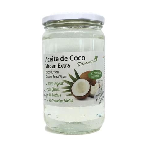 DREAM FOODS Huile De Coco Extra Vierge 250gr Bio 400 G De Huile