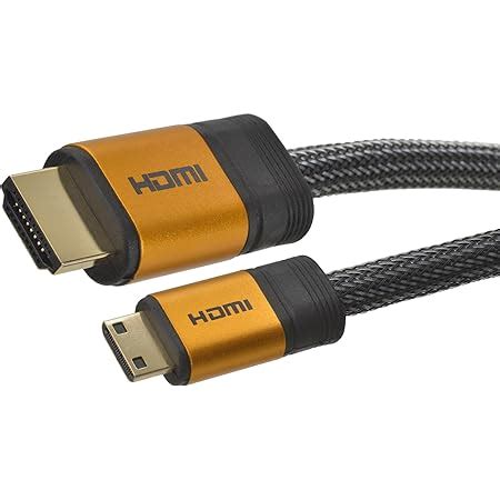 Amazon Basics Câble mini HDMI vers HDMI 2 0 haut débit 1 83 m Amazon