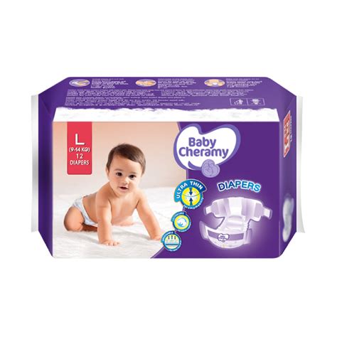 Baby Cheramy Baby Diapers Large 12 Pcs Best Baby Cheramy Baby Care