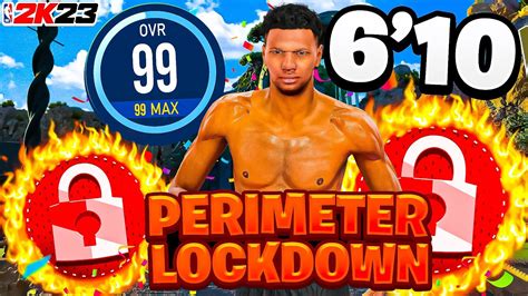 This Perimeter Lockdown Build Is Overpowered In Nba K Youtube