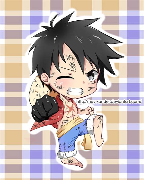 Chibi Monkey D Luffy by Kaxukin on DeviantArt