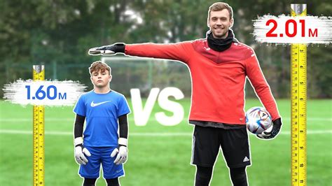 Самый НИЗКИЙ vs ВЫСОКИЙ вратарь SHORTEST vs TALLEST goalkeeper