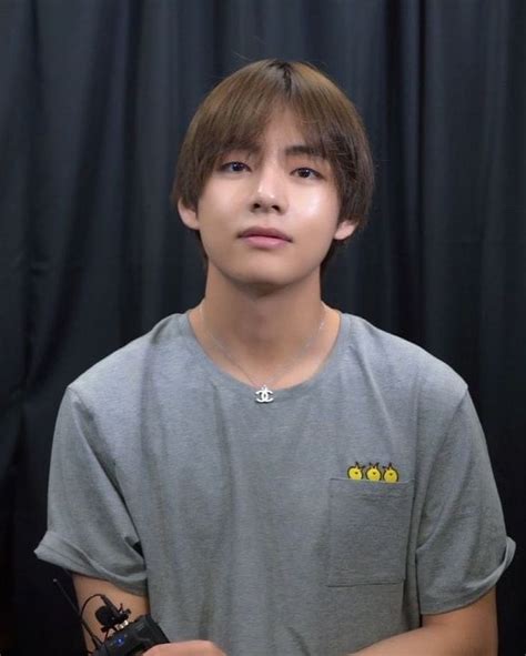 On Instagram Taehyung And His Chanel Necklace A Must Needed