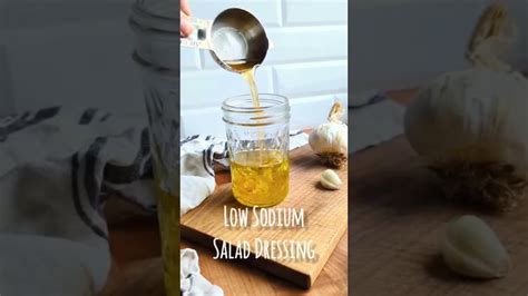 Low Sodium Salad Dressing Recipe A Salt Free Vinaigrette Youtube