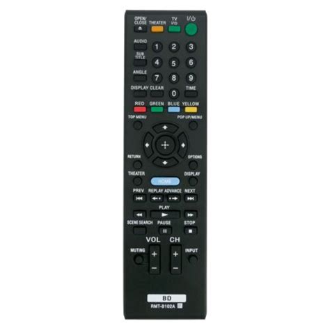 New Rmt B A Replace Remote Control Fit For Sony Blu Ray Disc Player