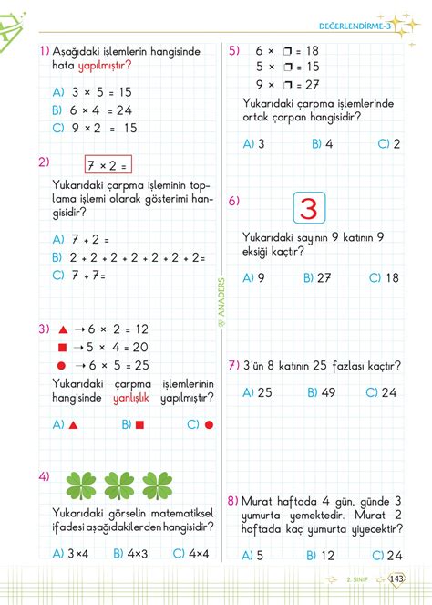 8 Sinif Matematik 2 Dönem 2 Yazili 2