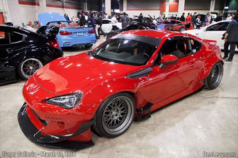 Red Toyota 86 With Rocket Bunny Kit