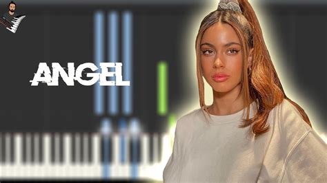 Tini ángel Instrumental Piano Tutorial Partitura Karaoke Midi Youtube