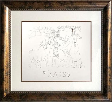 Sold Price Pablo Picasso Marina Picasso Limited Edition Lithograph