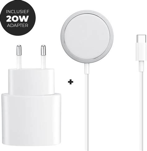 MagSafe Oplader Met Adapter Geschikt Voor Apple IPhone 20W Draadloze