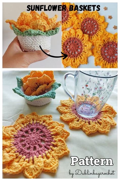 7 Surprise Plant Pot Coaster Set Crochet Patterns Page 2 Of 2