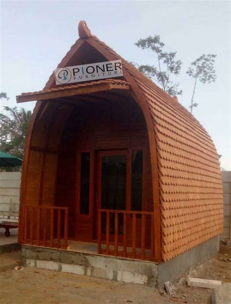 Rumah Kayu Jati Modern Bungalow - Pioner Furniture