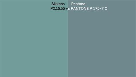 Sikkens P0 15 55 Vs Pantone P 175 7 C Side By Side Comparison