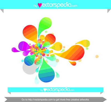 Abstract Flower Vector Art | FreeVectors