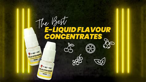 E Liquid Concentrates The Electronic Cigarette Company Blog