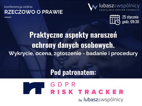 Konferencja Praktyczne Aspekty Narusze Ochrony Danych Osobowych