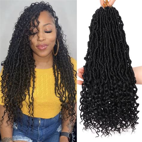 Baota Goddess Locs Crochet Hair 24 Inch Boho Locs Crochet Hair Brown Twist Hair 7